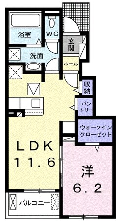 アイリス・Ｋ　Iの物件間取画像